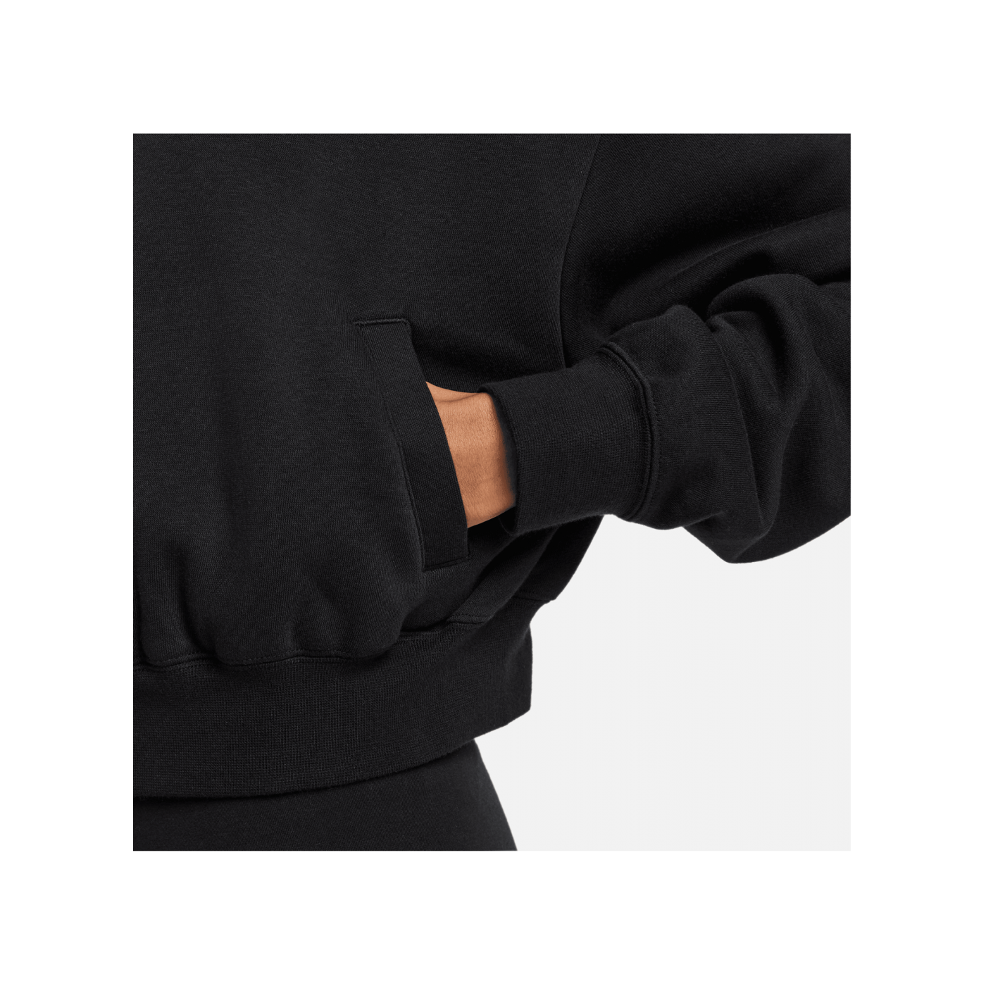 Nike Club Fleece Oversized Crop Jacke Damen F010