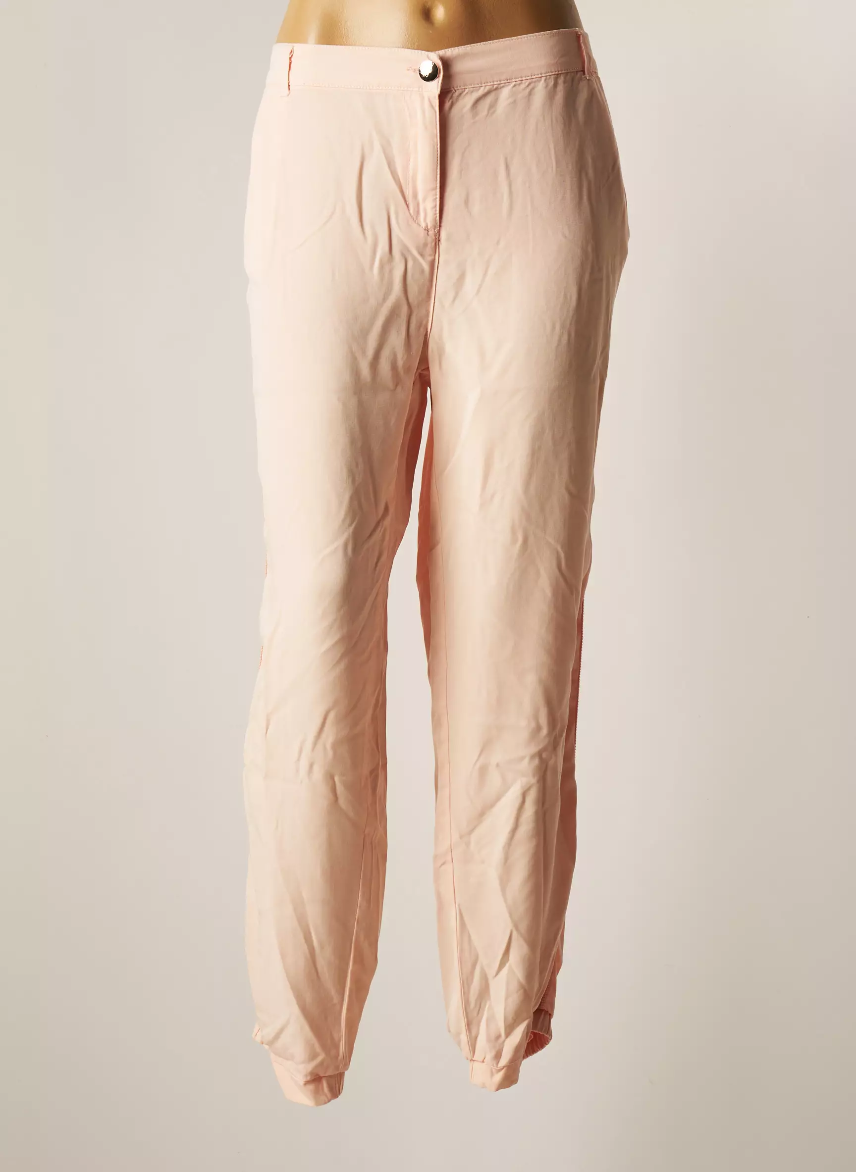 Breal Pantalons Chino Femme couleur rose
