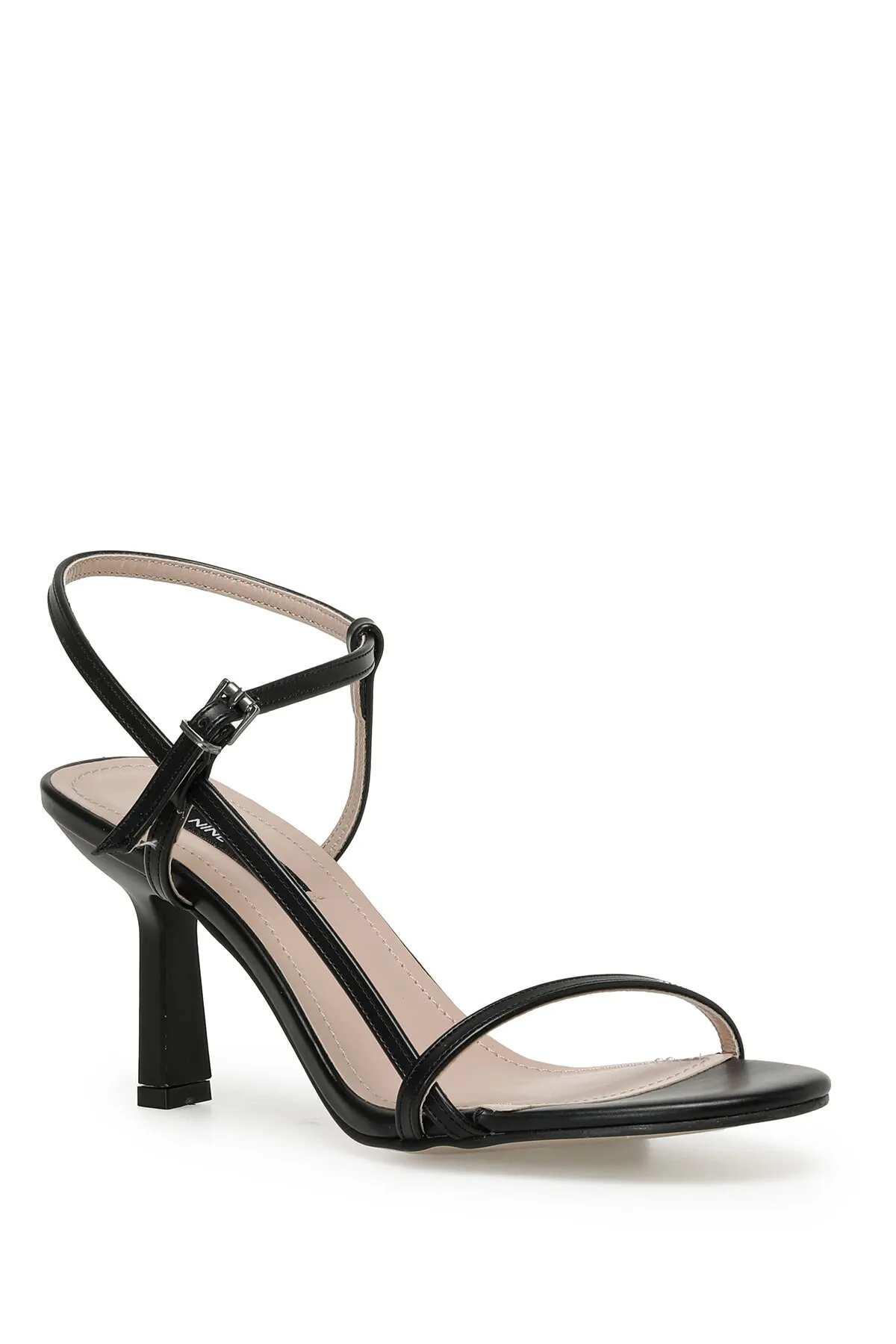 Nine West  Rebel2 3fx Schwarze Damen-Sandalen mit Absatz