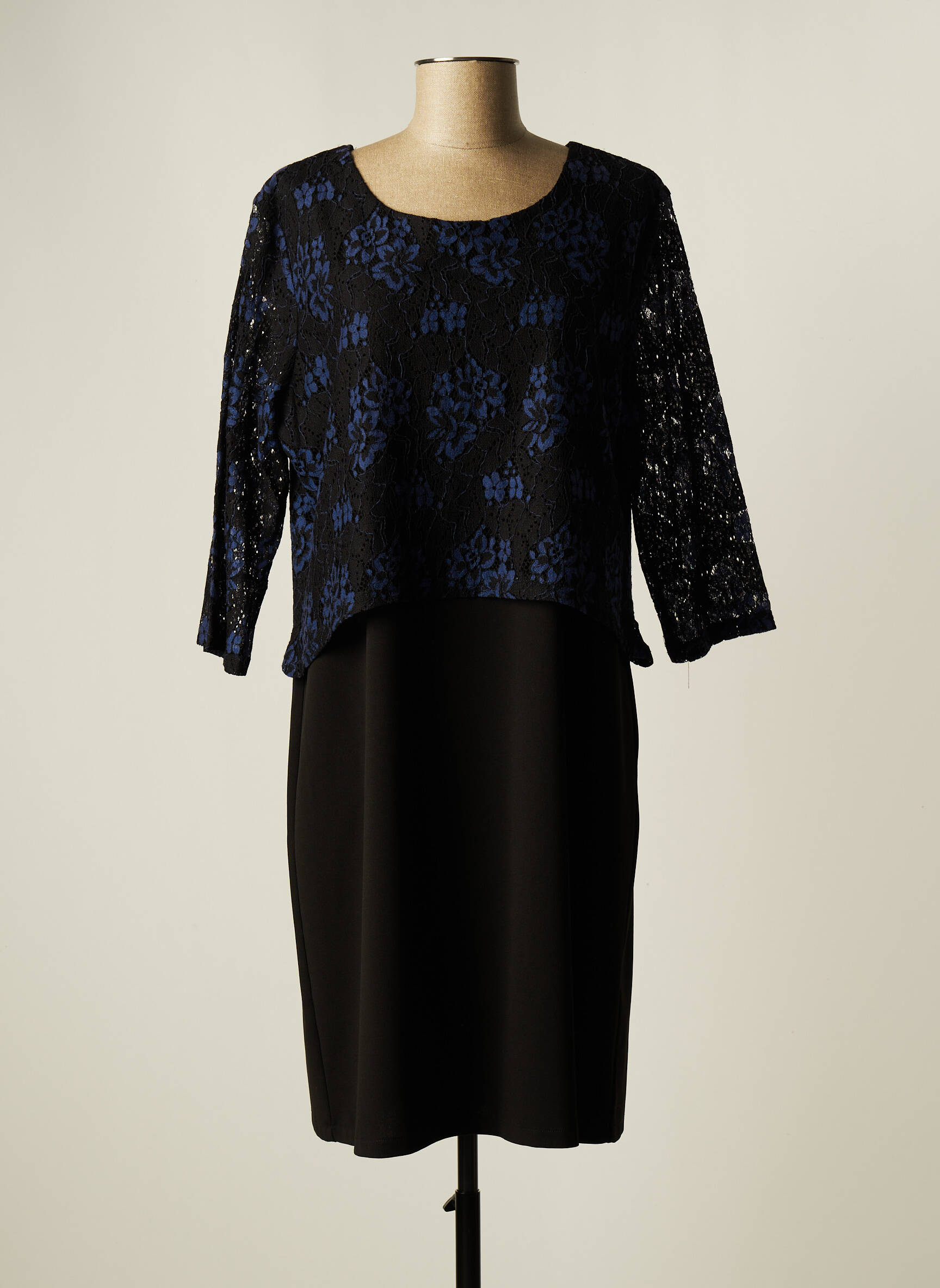 Halo Paris Robes Mi Longues Femme couleur bleu