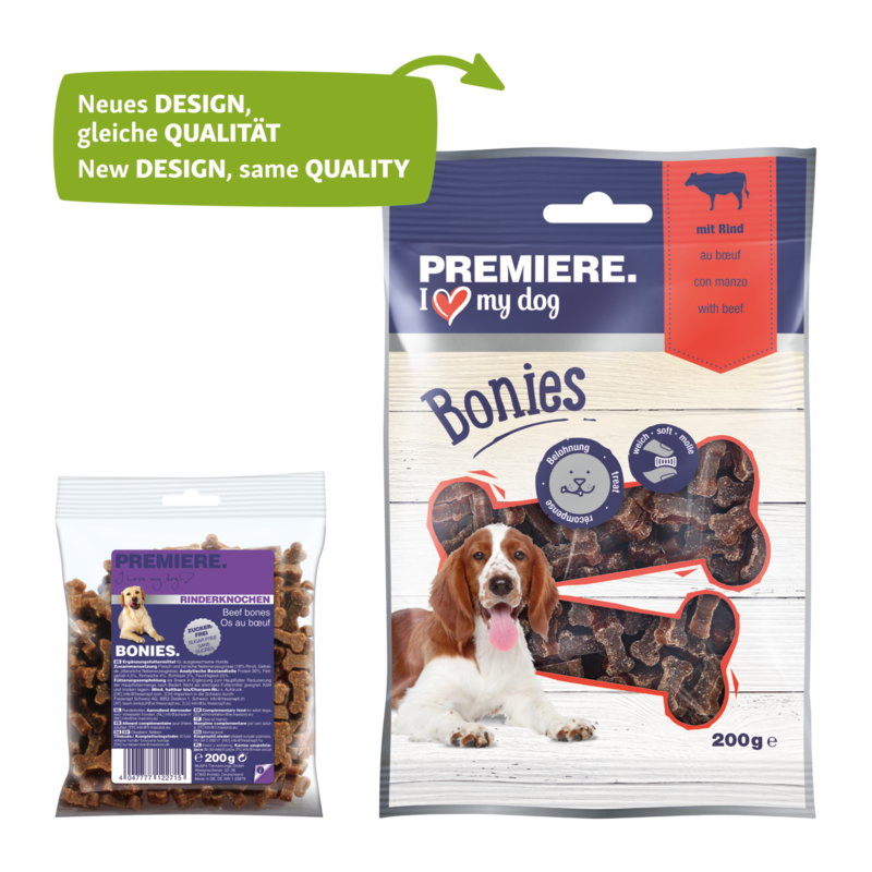 PREMIERE Snacks PREMIERE Bonies 200g Rind