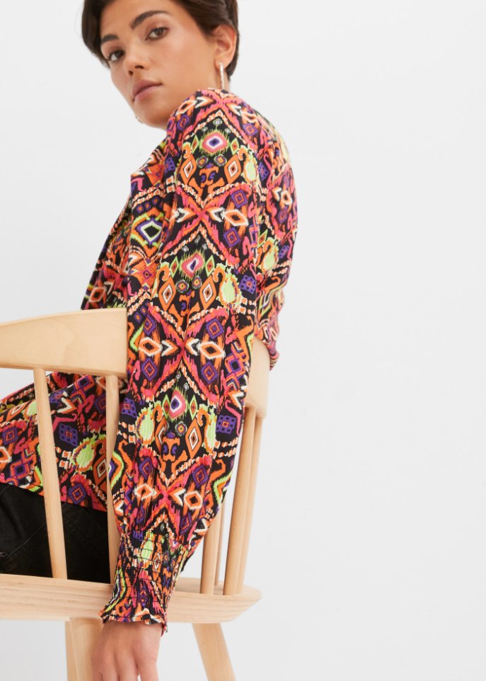 Bluse mit Druck