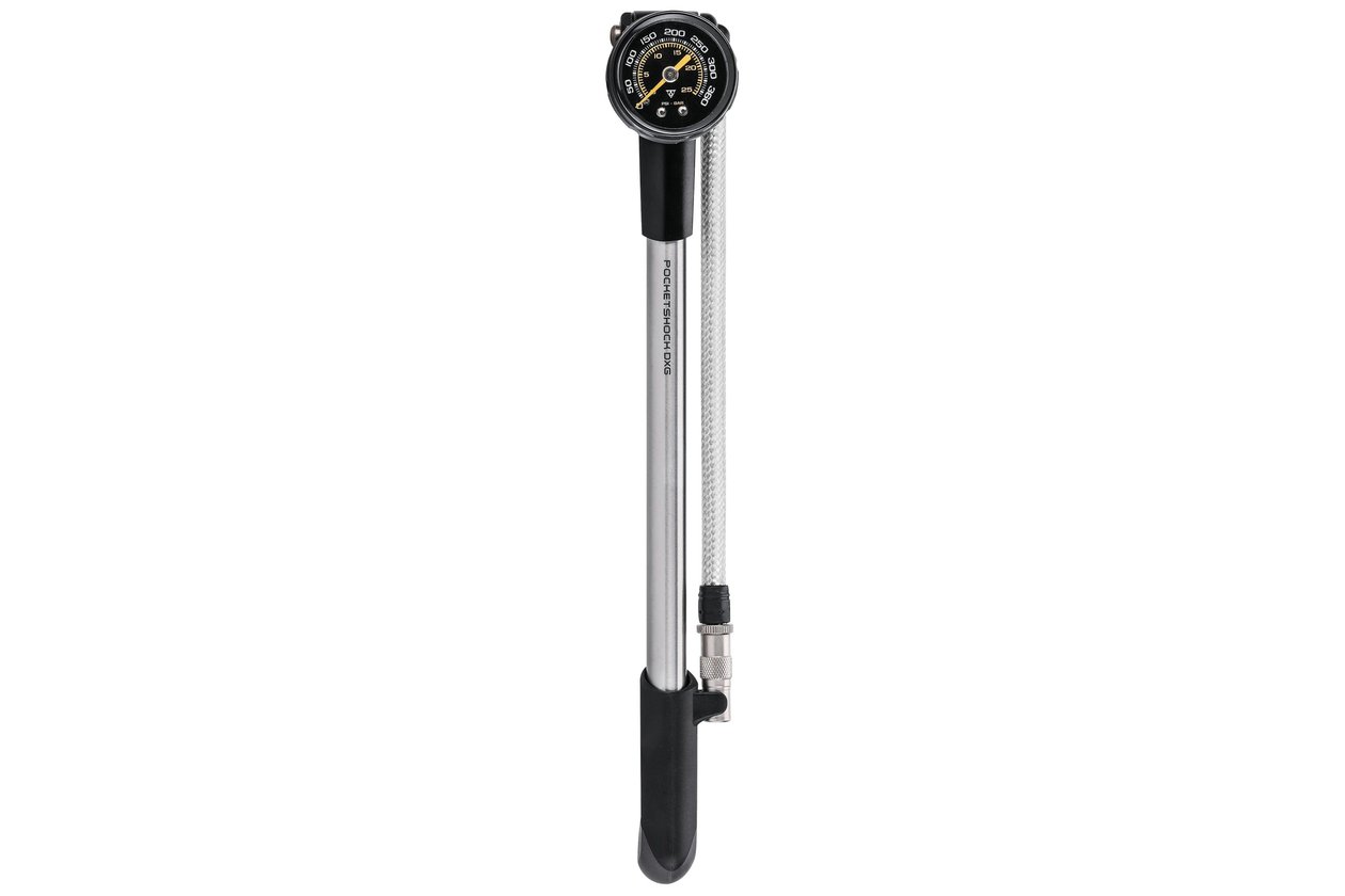 Topeak Pocket Shock DXG XL Gabel-/ Du00e4mpferpumpe Stahlflex