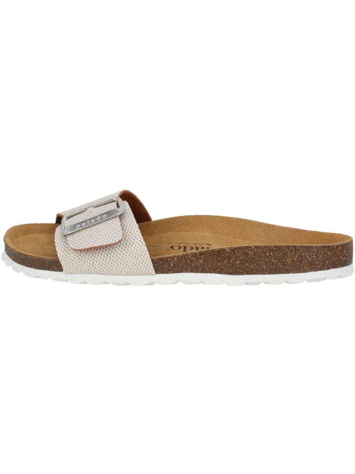 palado Pantoletten in beige glitzer günstig kaufen