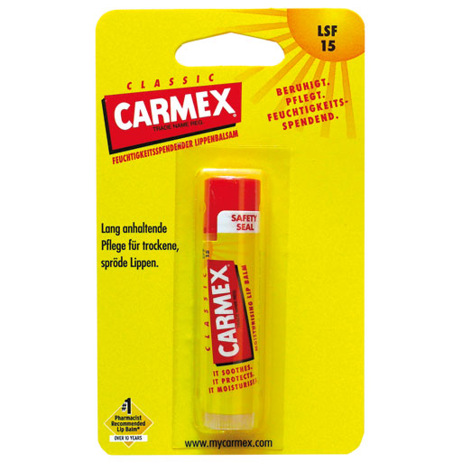 CARMEX Lippenbalsam f.trockene spröde Lippen Sti.  4.25 g  Stifte