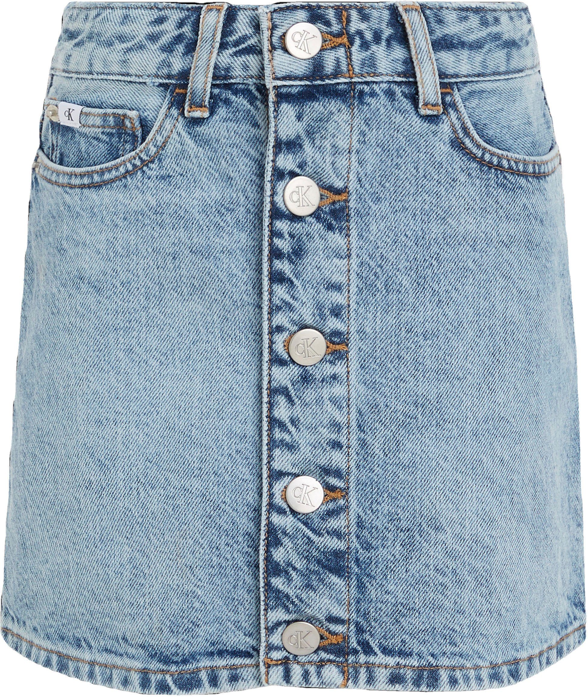 Calvin Klein Jeans Jeansrock Kinder Kids Junior MiniMe,in A-Linie