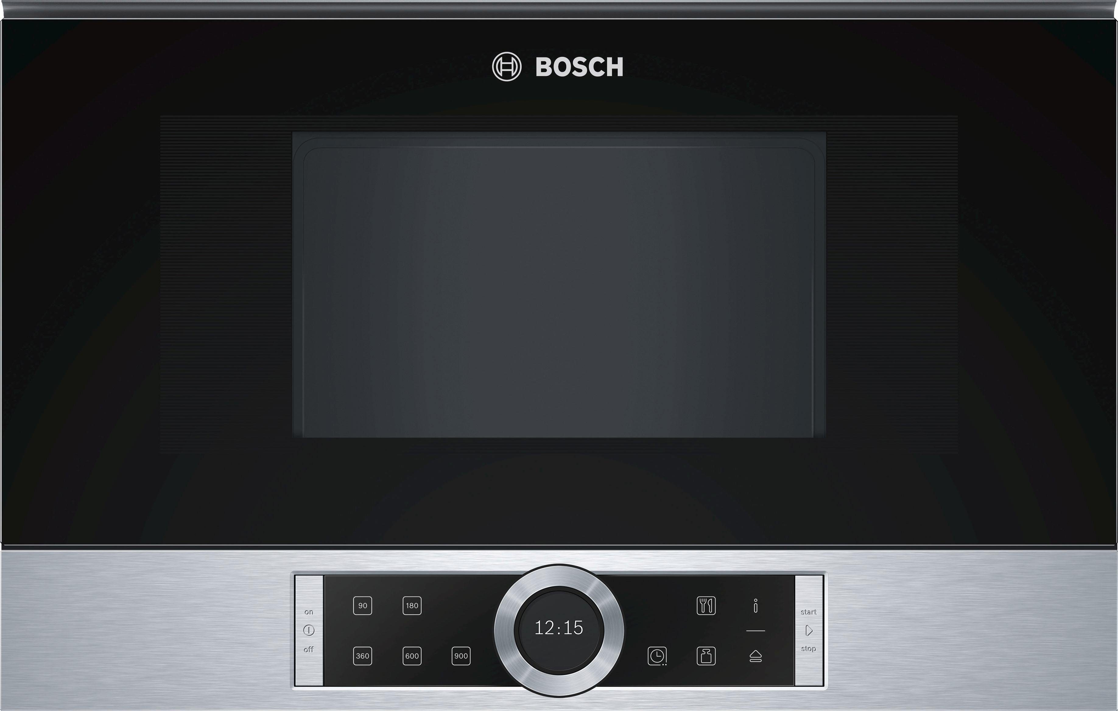 BOSCH Einbau-Mikrowelle BFR634GW1, Mikrowelle, 21 l