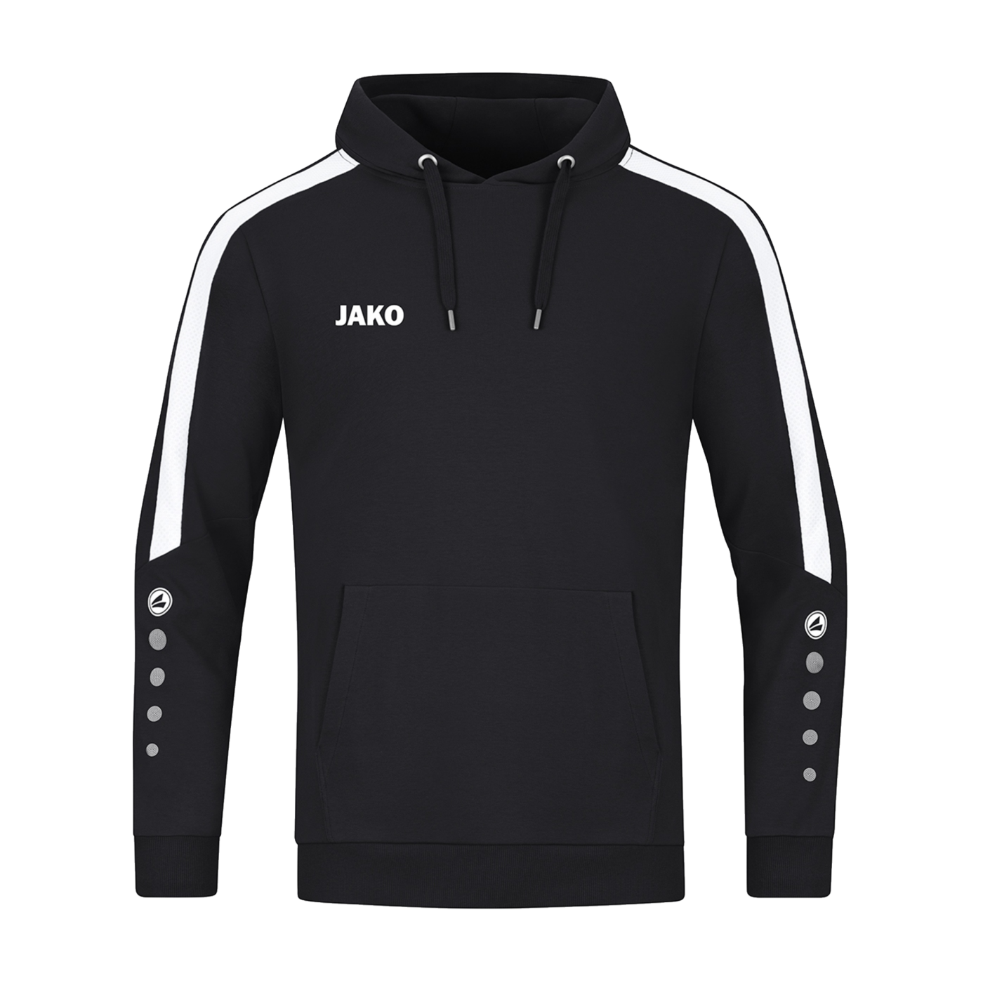 JAKO Power Hoody Damen Schwarz Weiss F800