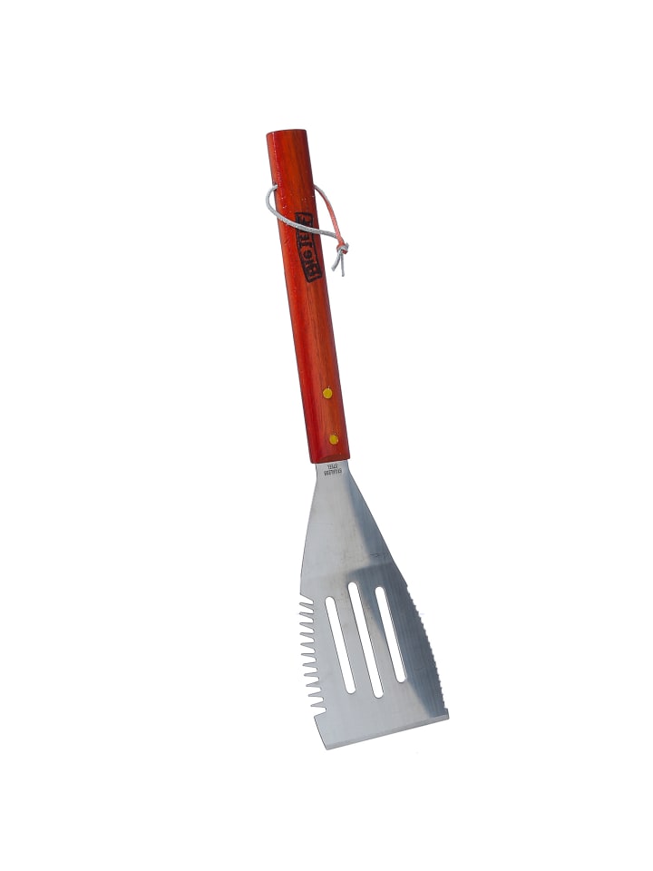 GAUMENKICK Grillspatel Wender für BBQ Pfannenwender Edelstahl L: 41cm in rot günstig kaufen onesize