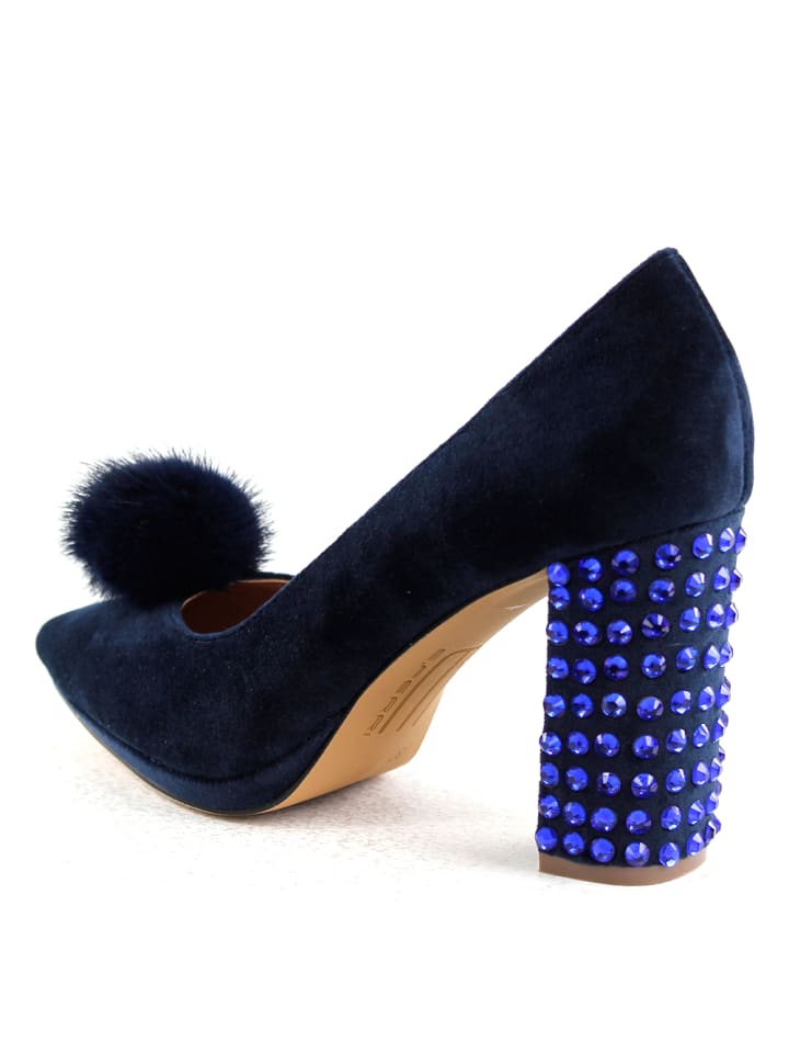 Eferri Party Schuhe Rabbit in Blau günstig kaufen