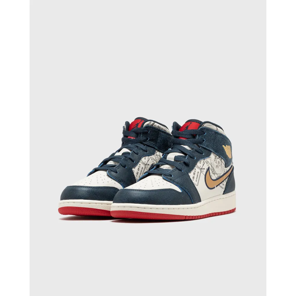 NIKE JORDAN 1 Mid SE GS FN1353-400 / blau