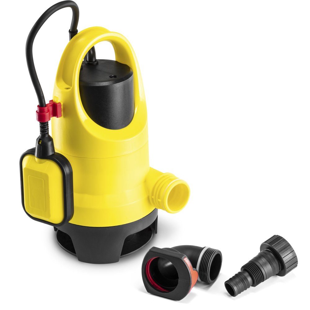 TROTEC Schmutzwasser-Tauchpumpe TWP 4036 E, IPX8 Schutzart, 5 m Förderhöhe, 7.500 l/h Förderleistung