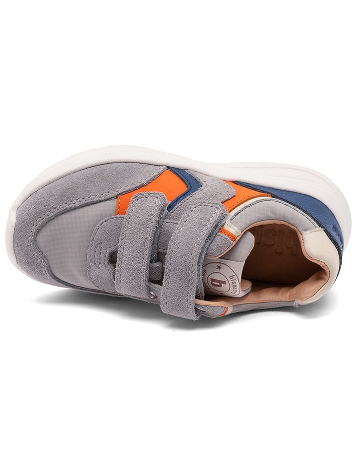 bisgaard Sneakers in Grau/ Blau/ Orange günstig kaufen