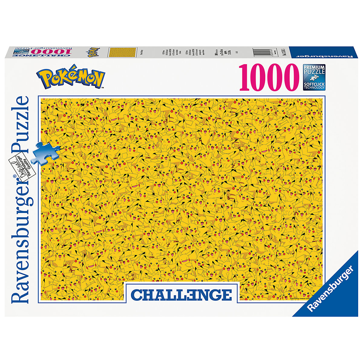 Challenge Puzzle Pikachu, 1000 Teile