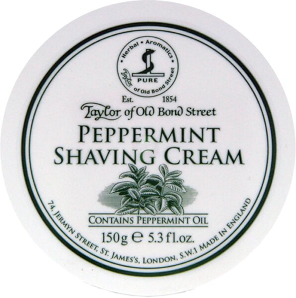 Taylor of Old Bond Street Peppermint Shaving Cream Rasiercreme