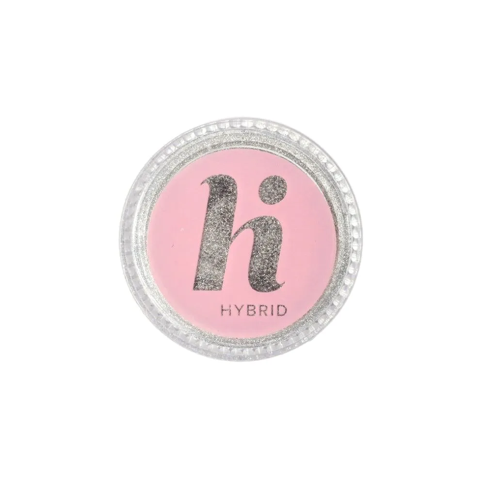 Hi Hybrid Mirror Dust Sølv Neglepudder
