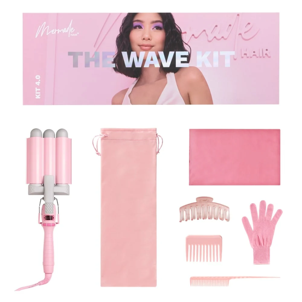 Matu instrumenti The Waver komplekts - Triple Wave - Matu taisnotājs, Matu komplekti