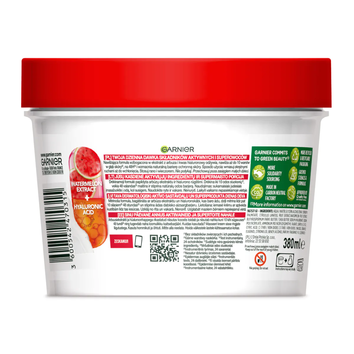 Garnier kūno supermaisto arbūzas