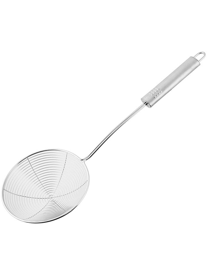 Fackelmann Edelstahl-Abseihlöffel in Silber - (L)36 cm günstig kaufen onesize