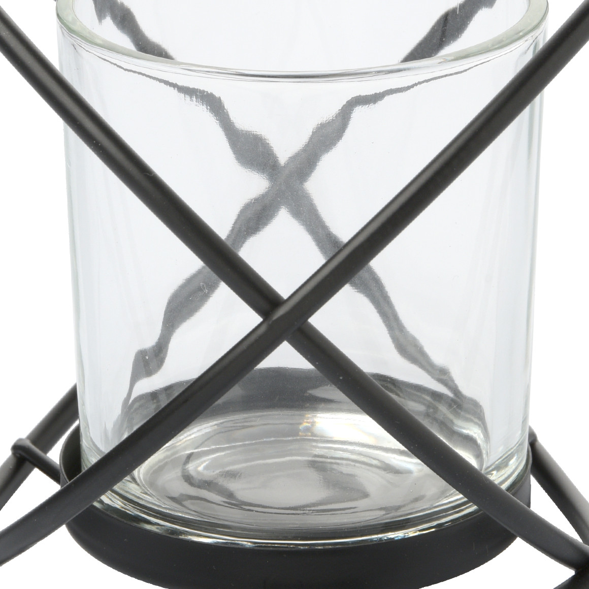 Windlicht mit Glaseinsatz