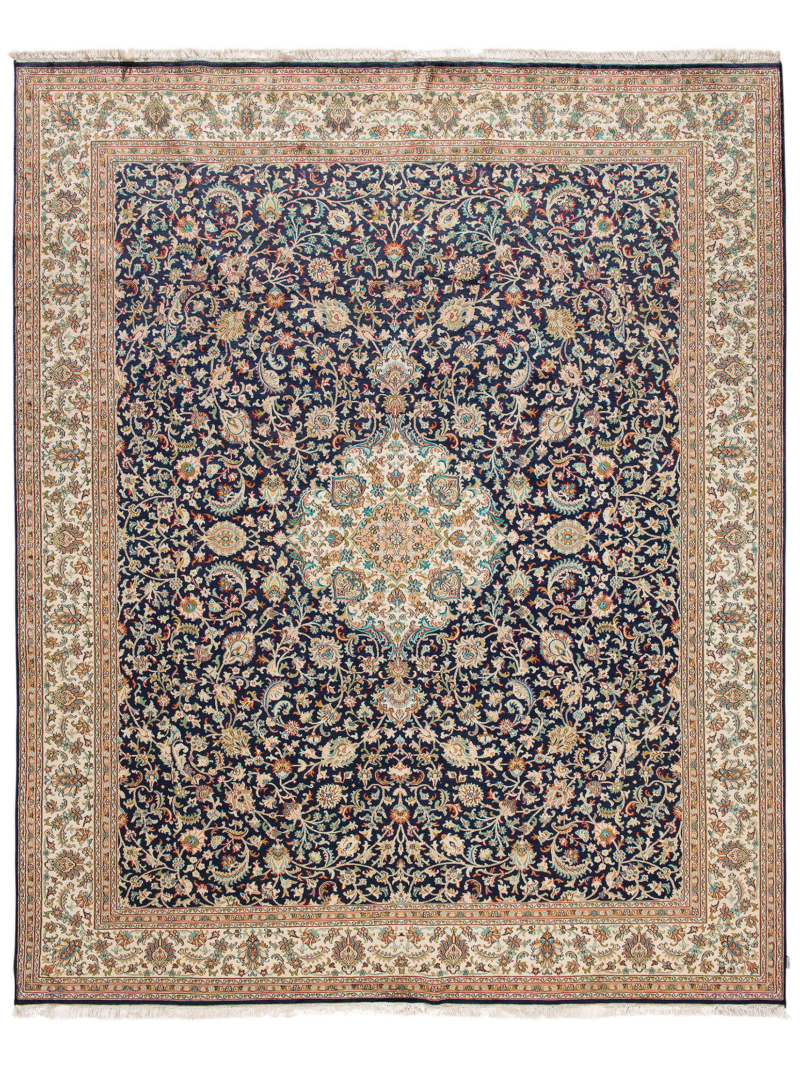 Kaschmir Seide 16/16 ca. 243 x 295 cm, Unikat / Einzelstück