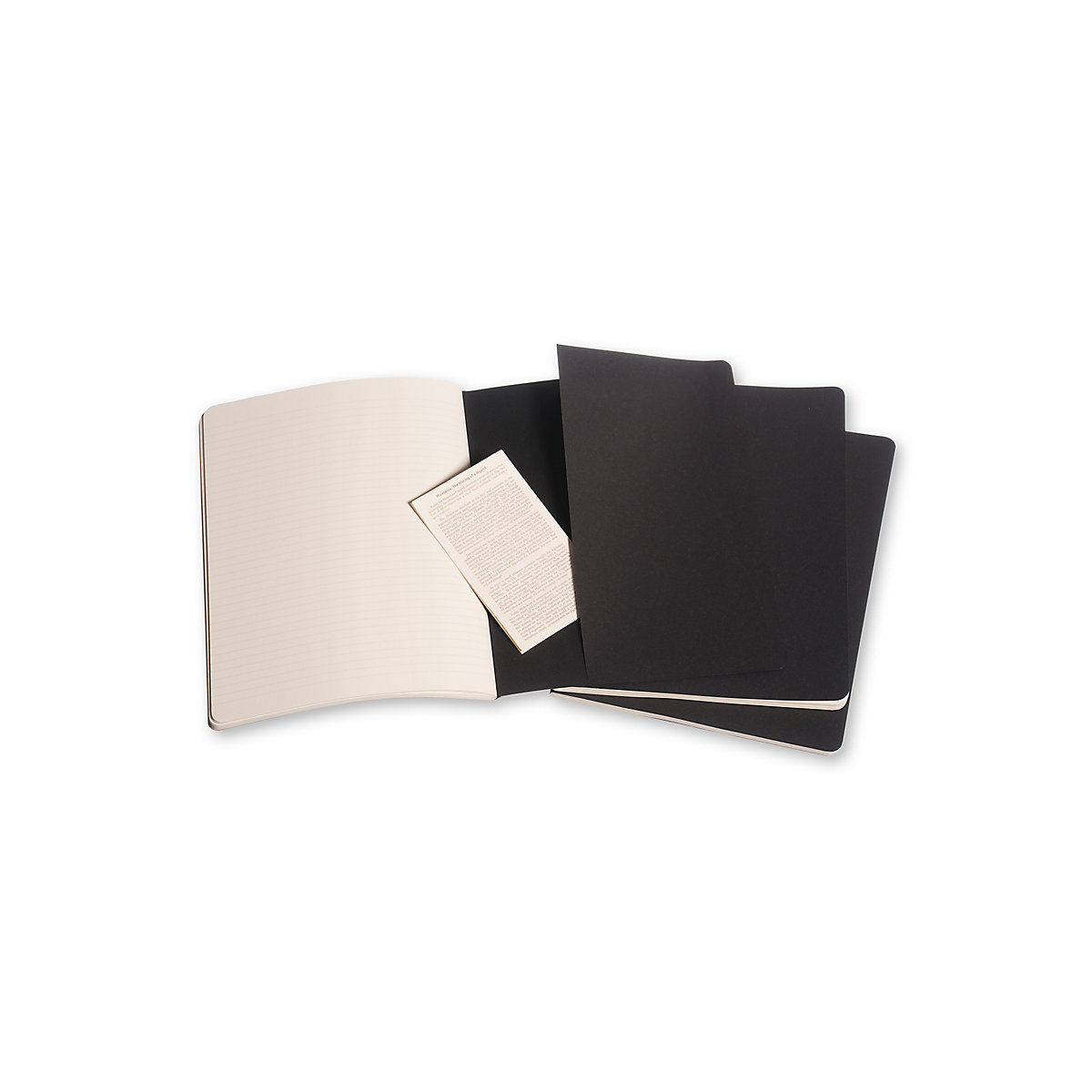 Notizbücher Cahier- XL- 3er Set- Liniert Notizbücher