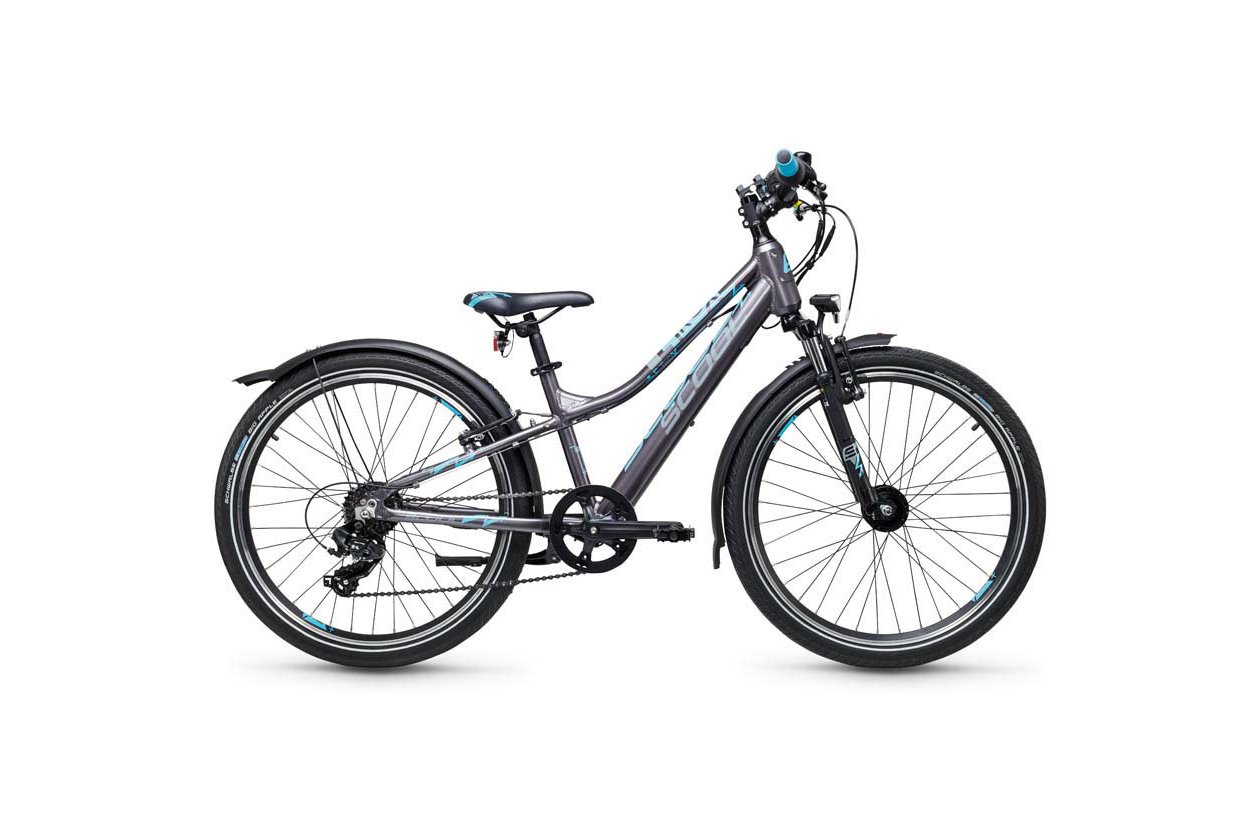 S'cool e-troX 24 7-Gang - 252 Wh - 2024 - 24 Zoll - Diamant
