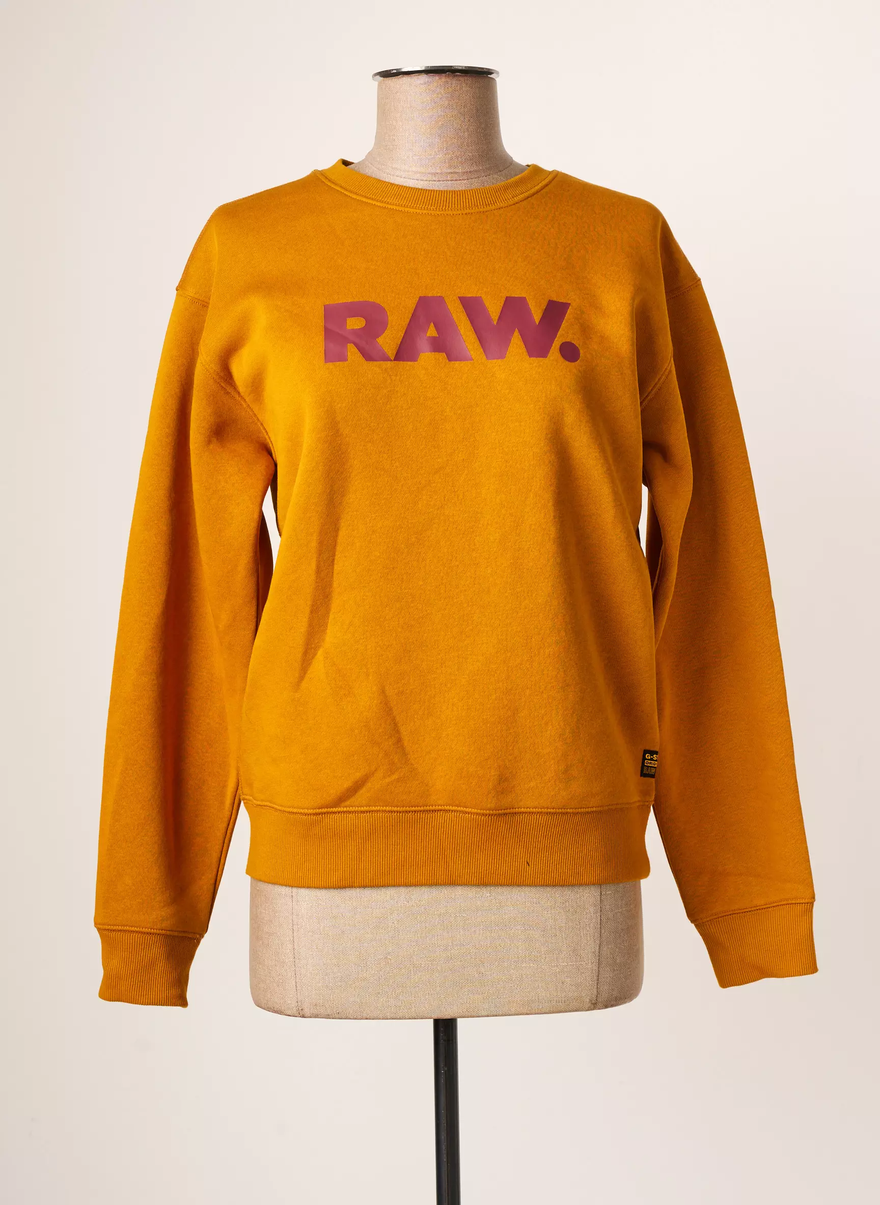 G Star Sweats Femme couleur jaune