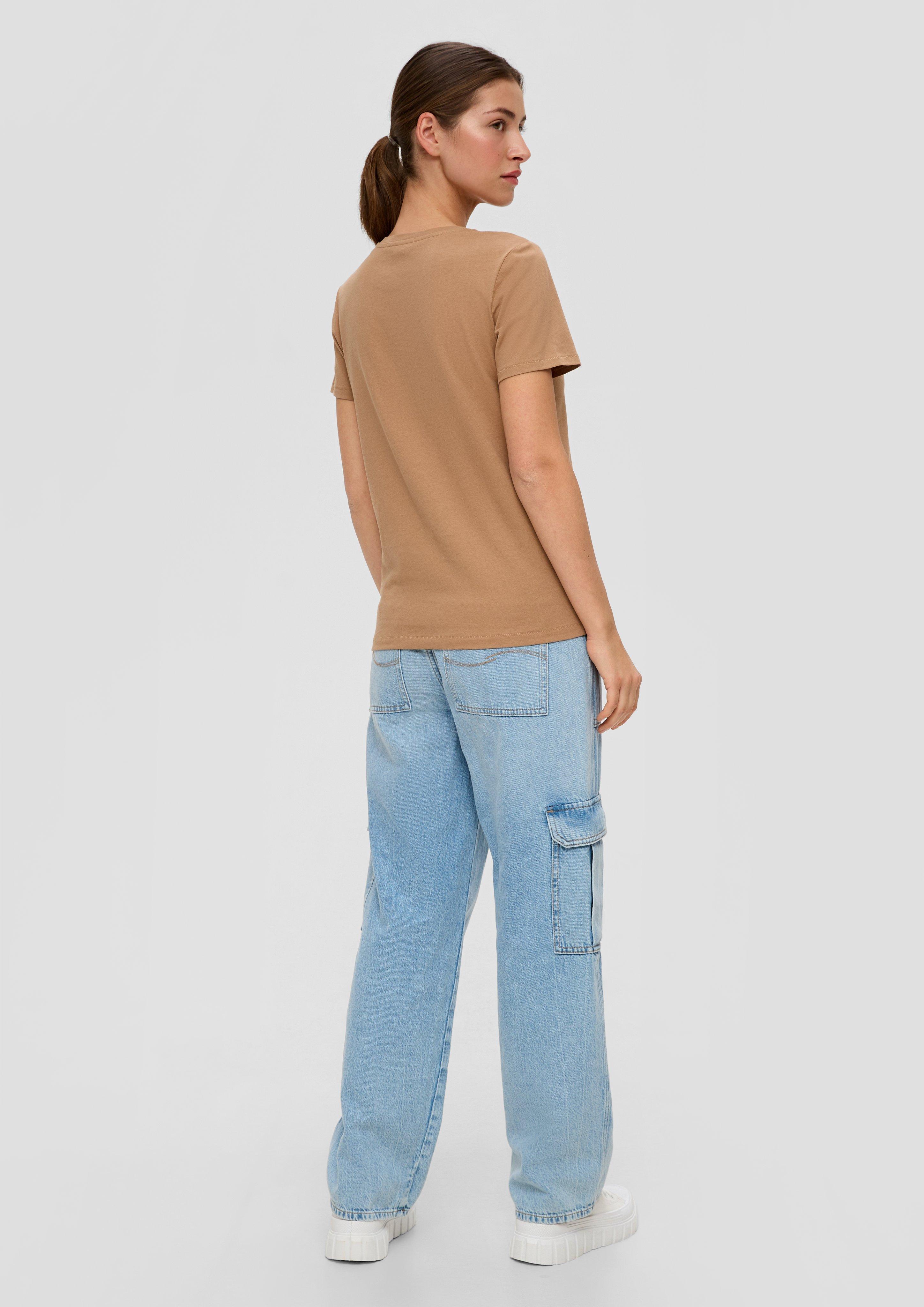 Baumwollshirt mit Frontprint  2141070-84D1