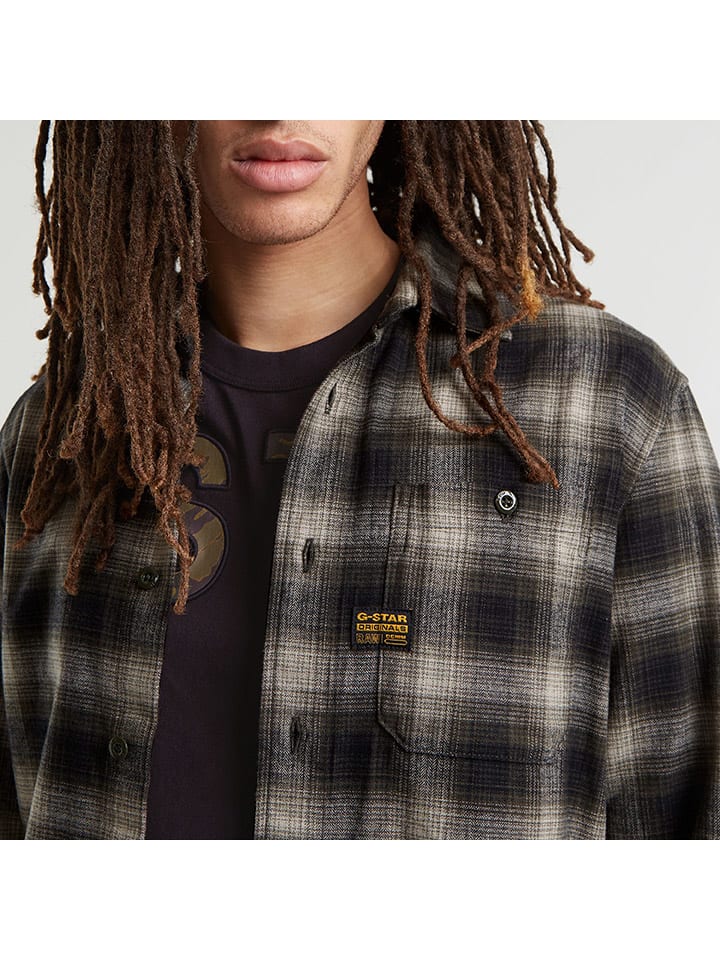 G-Star Hemd - Slim fit - in Braun günstig kaufen
