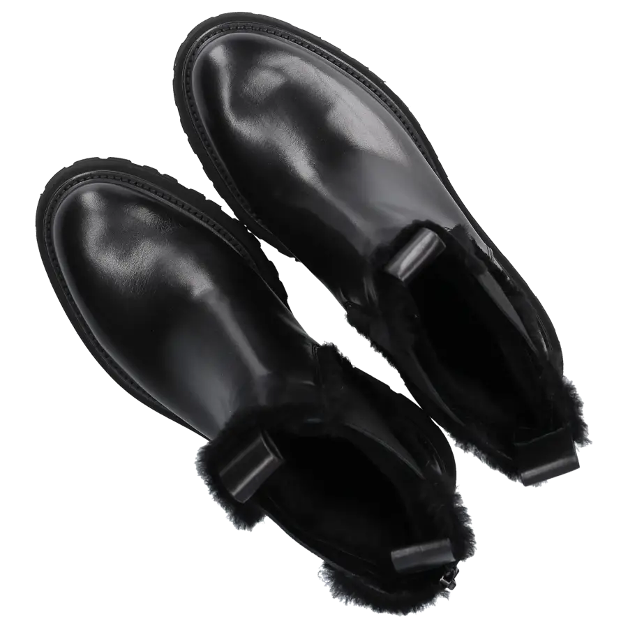 305 SOBE - Chelsea Boots ENGADIN Veloursleder - schwarz