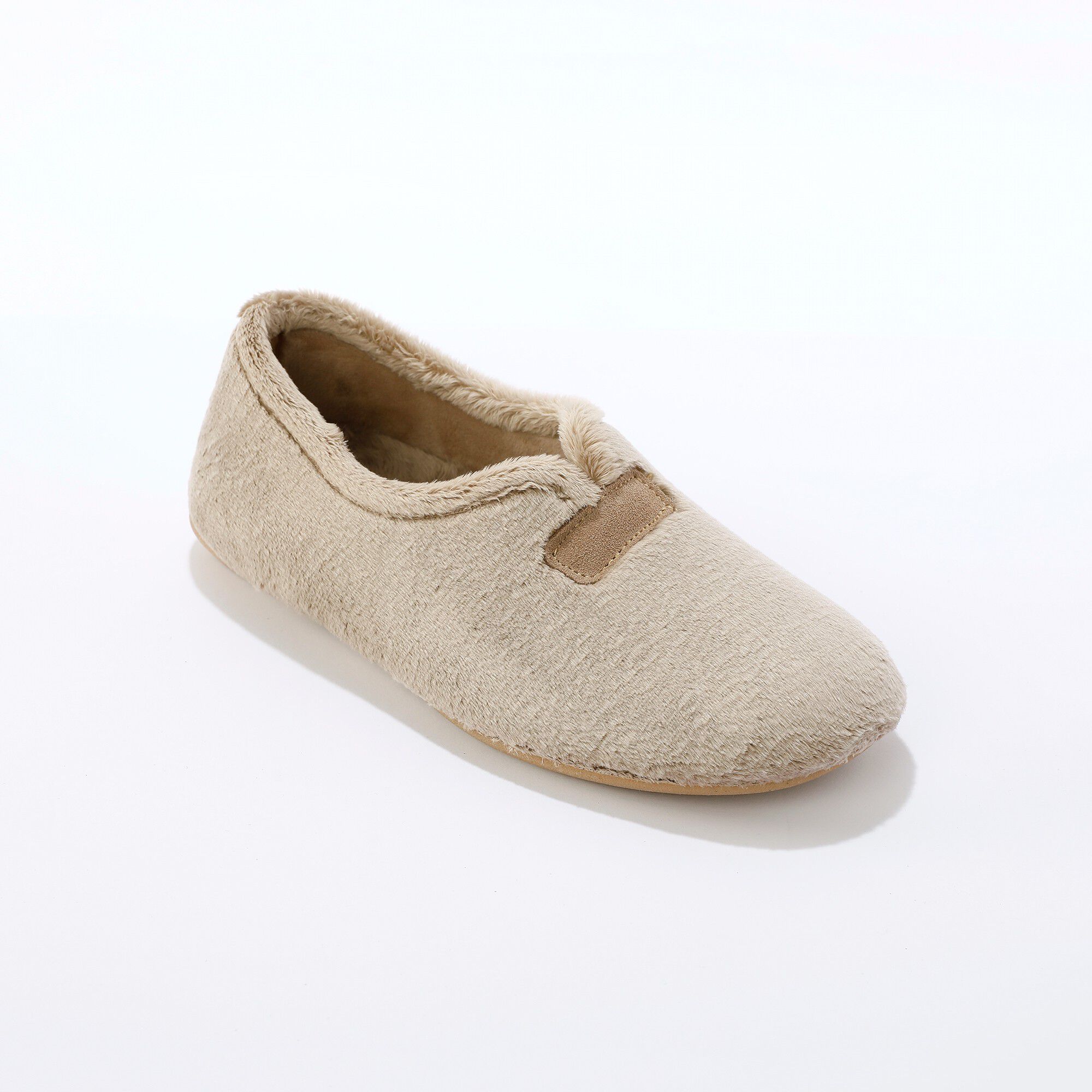 Chaussons moelleux en fausse fourrure