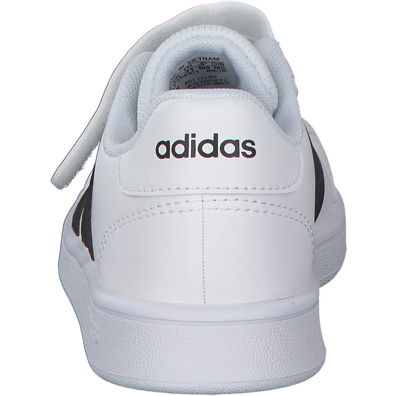 Adidas Core Grand Court C, Sneakers Low, Kinder, weiß schwarz