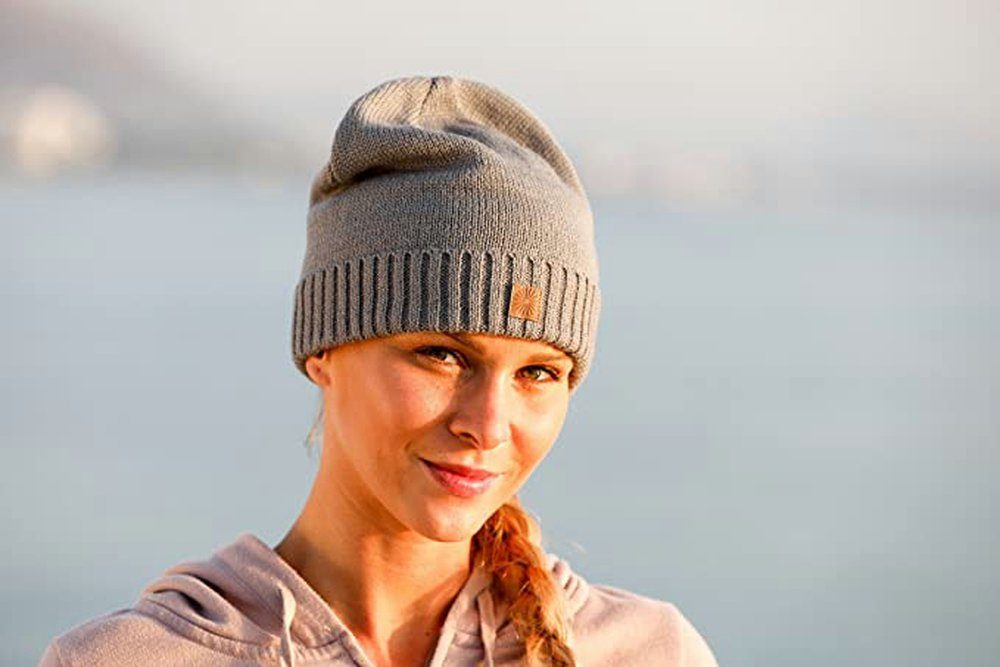 RUBBERNECK Beanie Flash Beanie aus reflektierender Wolle mit weichem Innenfleece One Size, Damen und Herren