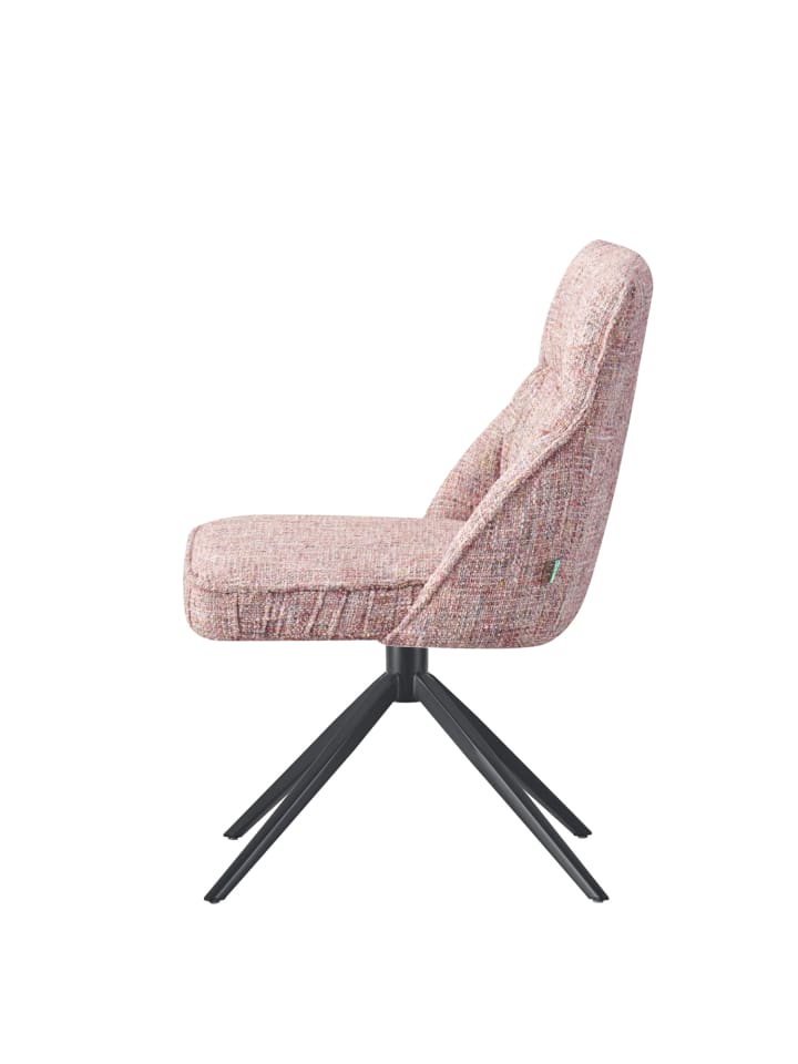 DUBI Möbel 2er-Set: Drehstuhl MIRELA in Rosa - (B)49 x (H)84 x  (T)62 cm günstig kaufen onesize