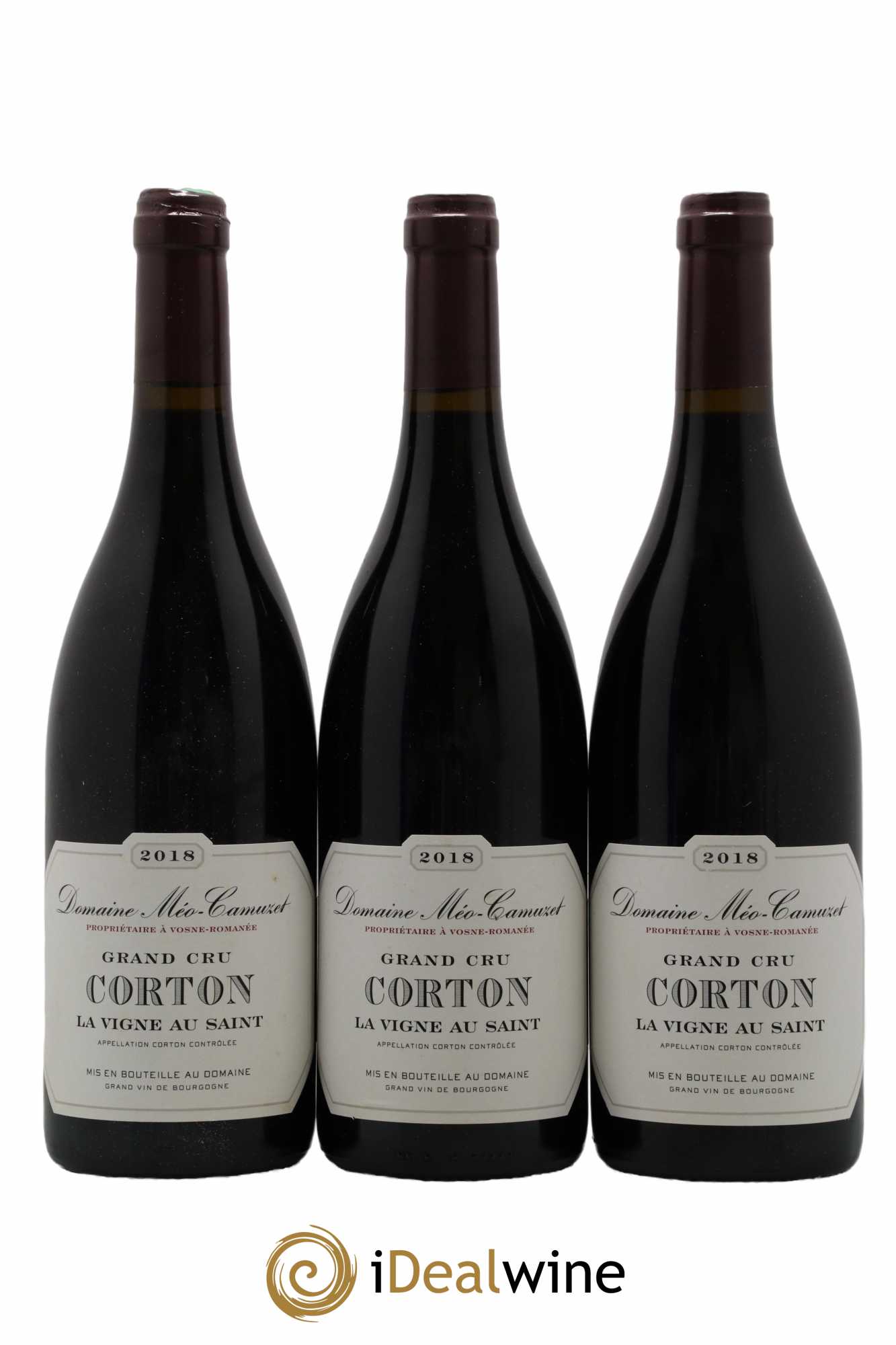 Corton Grand Cru La Vigne au Saint Méo-Camuzet (Domaine)  2018 - Lot de 3 Bouteilles