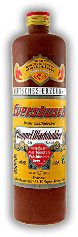 Eversbusch - Doppelwachholder 46% Eversbusch - Doppelwachholder 46% Aus feinsten Wacholderbeeren nach überlieferter Familientradition destilliert. 0,7	 Liter - Vol 46%
