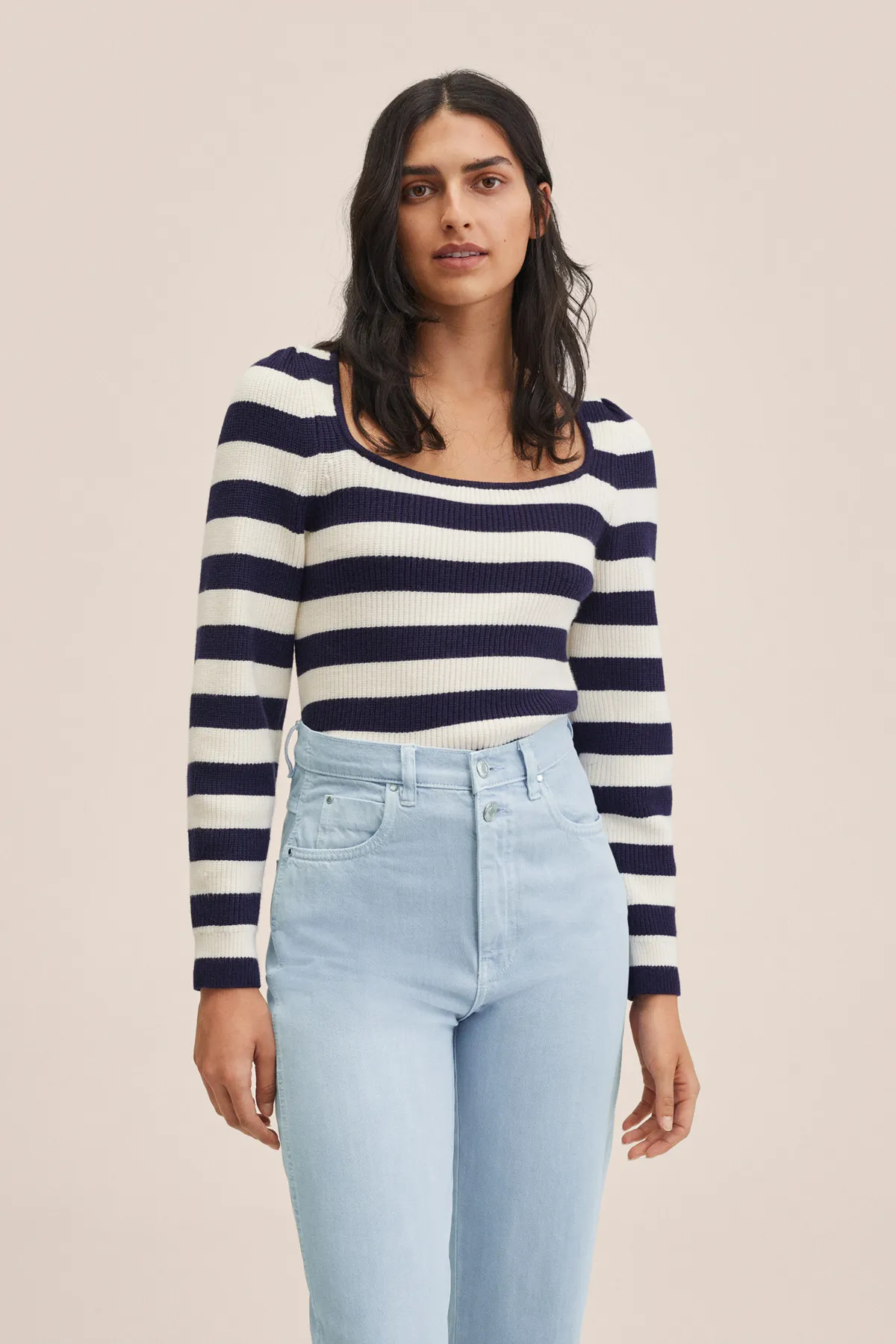 MANGO  Blaue Damenjeans 27094003
