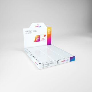 Gamegenic - 18-Pocket Sideloading Pages White (50)