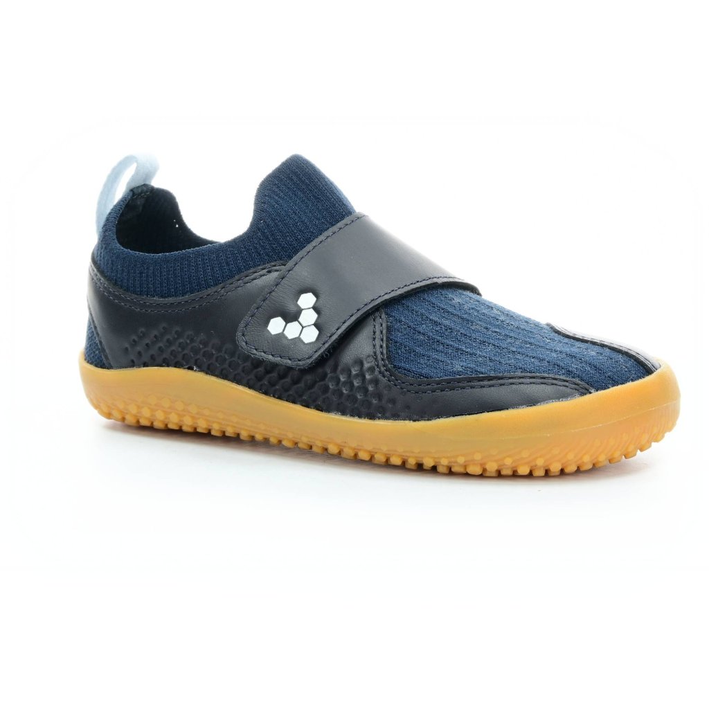 Vivobarefoot Primus Knit II K Midnight Leather sportliche Barfußschuhe