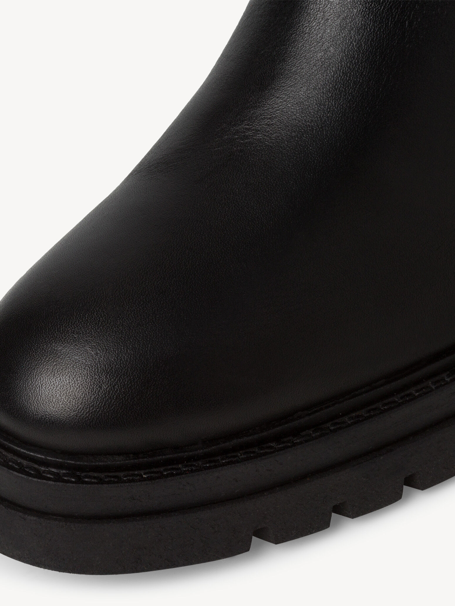Bottes en cuir - noir