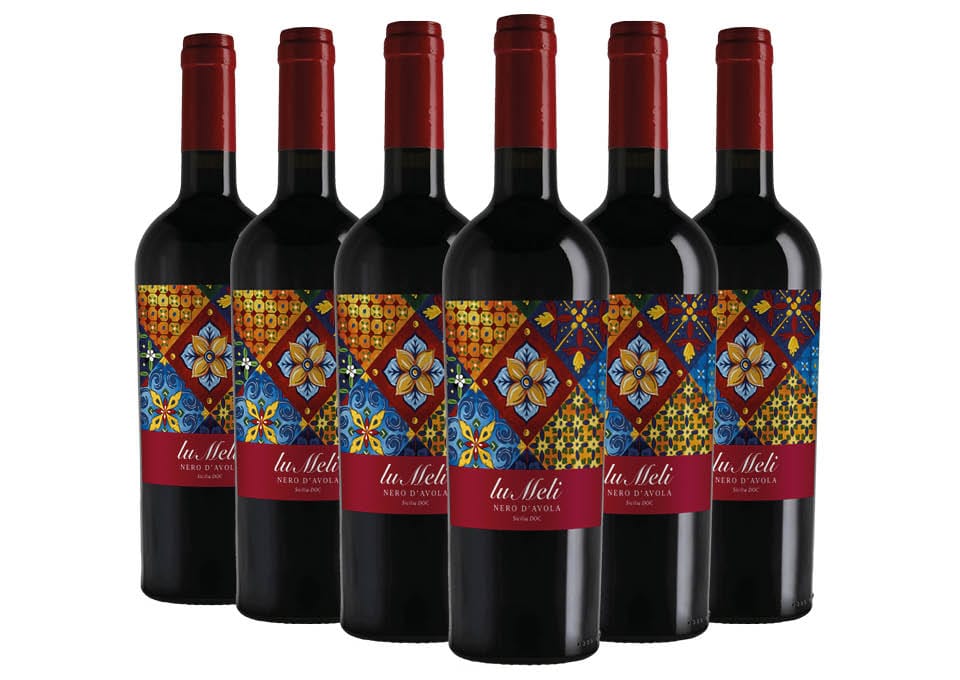 Sicilia DOC Nero d'Avola con Leggero Appassimento Lu Meli 2021 Li Ciuri 6 bouteilles de 0,75 ℓ