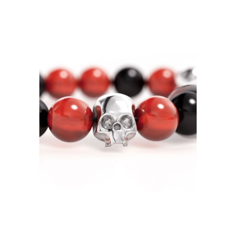 Les Fines Lames Punch Sangre Skull Bracelet - TU