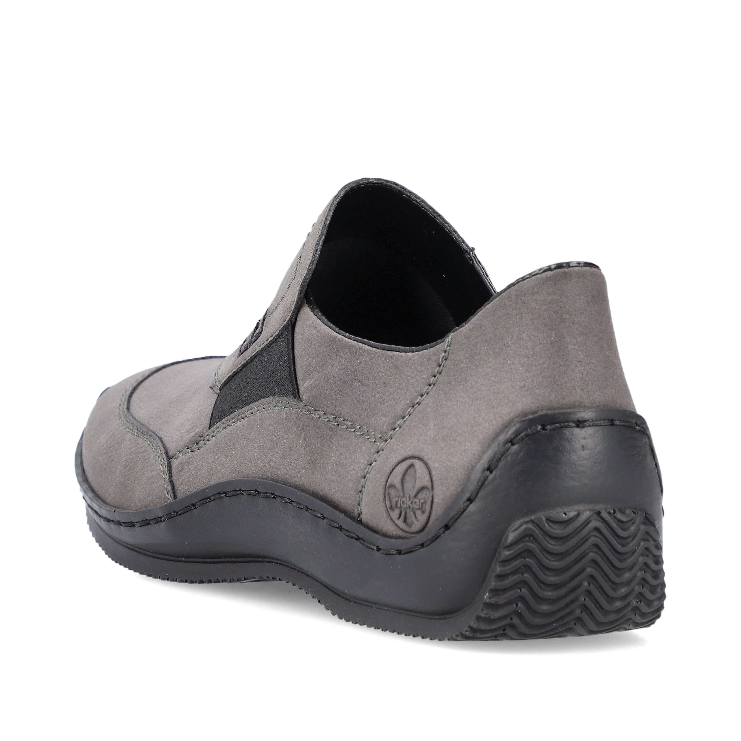 Rieker Damen Slipper granitgrau