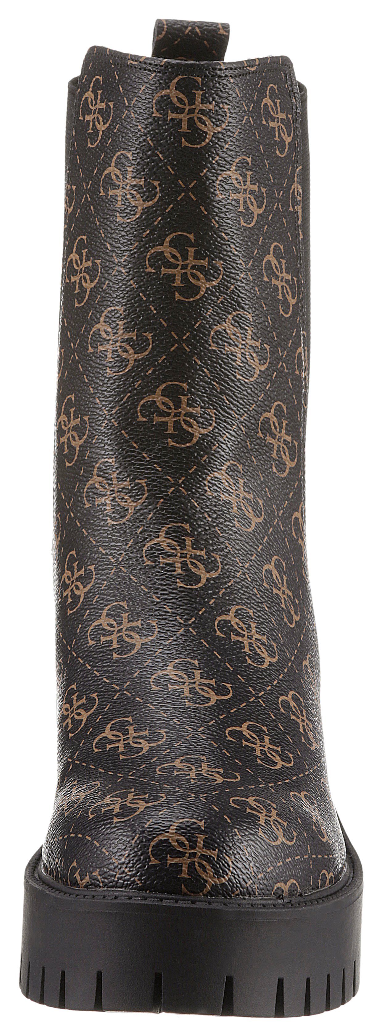Guess WARIN Chelseaboots mit beidseitigem Stretcheinsatz