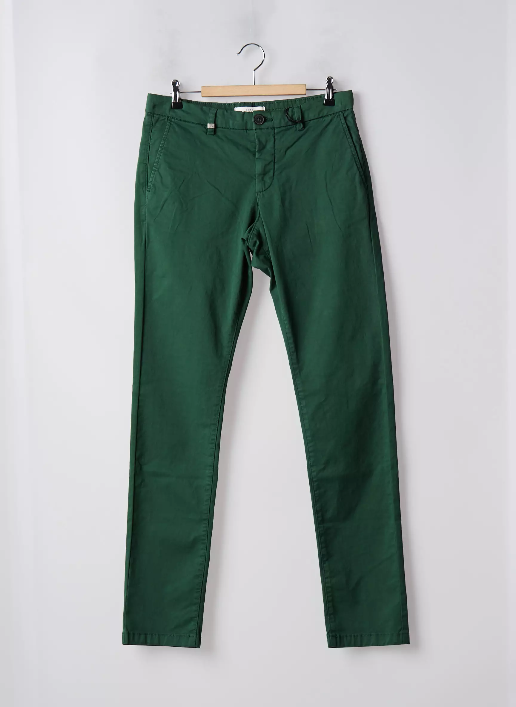 Ikks Pantalons Chino Femme couleur vert
