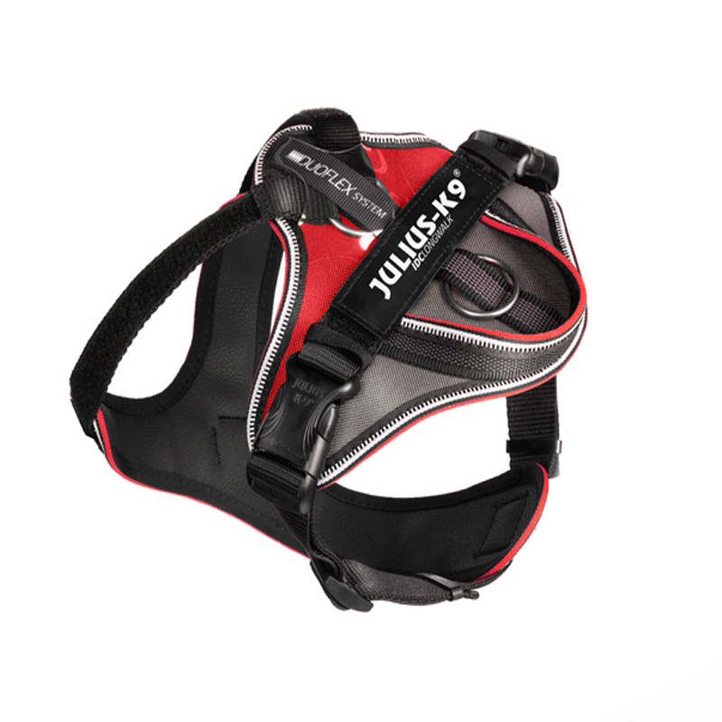 JULIUS-K9 Hundegeschirre JULIUS-K9 IDC Longwalk rot/ grau L