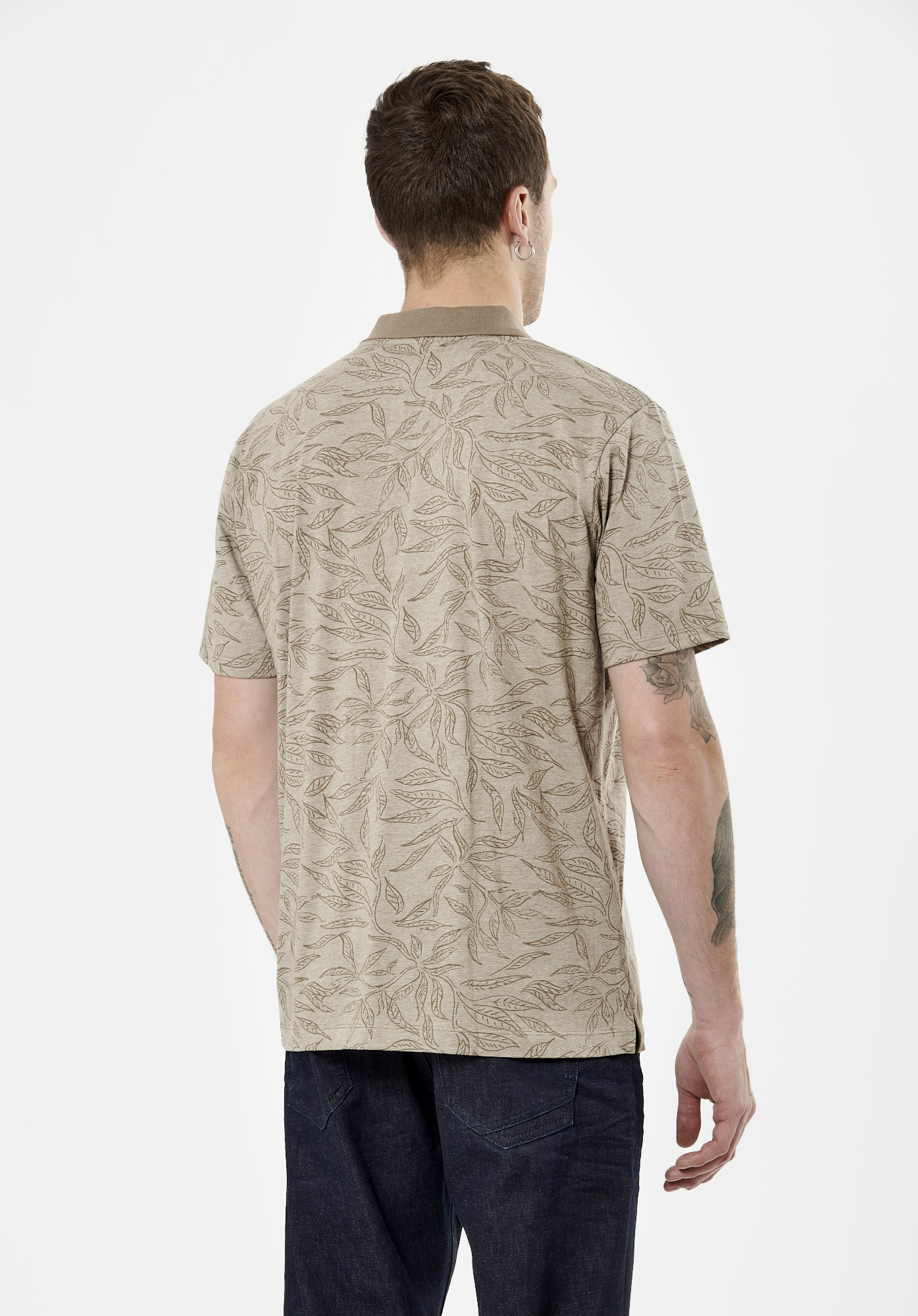 STERN  Polo beige Homme en 100% coton