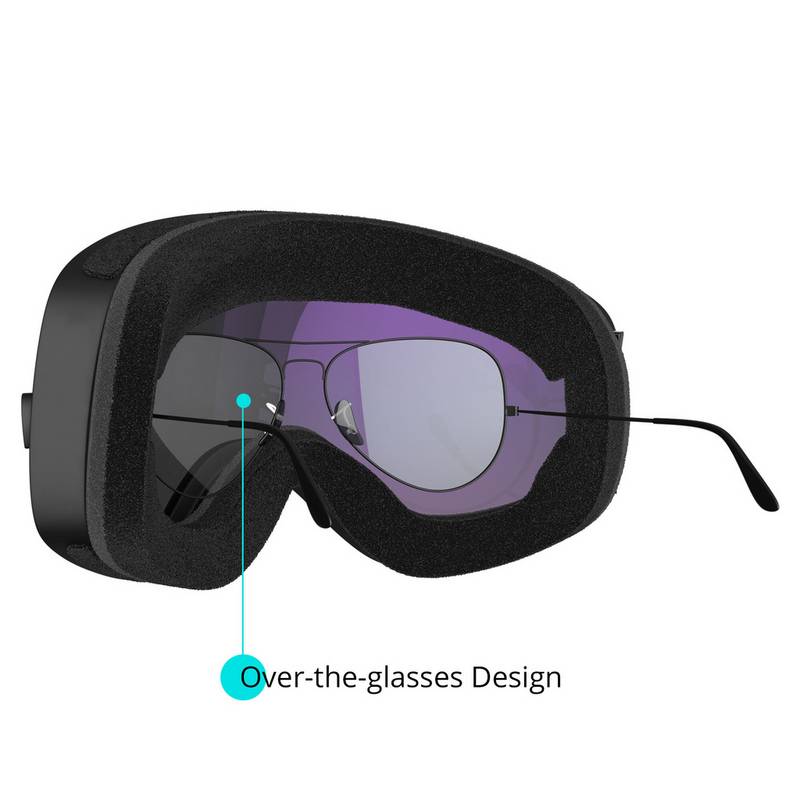 YEAZ BLACK RUN Skibrille