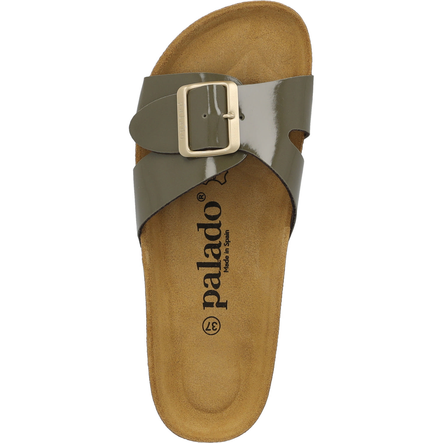 Palado Tinos Lack, Pantoletten, Damen, Khaki